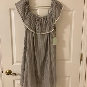 Dept 222 Ladies Off Shoulder Dress Size Large